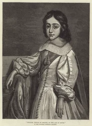 Wilhelm, Prinz von Oranien, im Alter von sieben Jahren, in der National Portrait Gallery